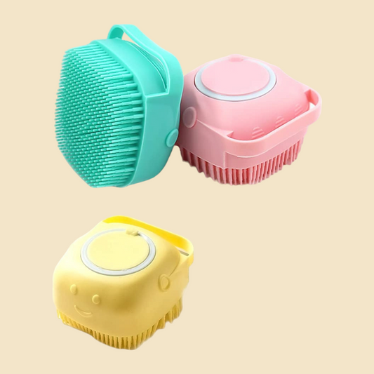Cepillo De Silicona Para Baño / Masaje - Perro Y Gato para Higiene y Cuidado | Nanai Mascota