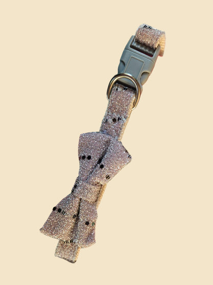 Collar Corbata Brillante Gato