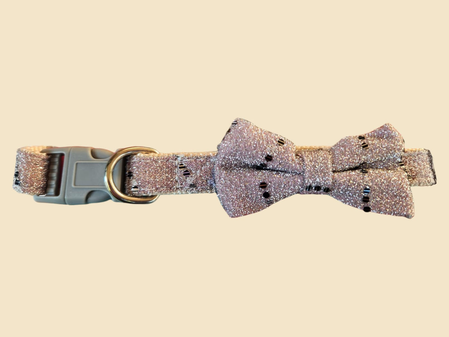 Collar Corbata Brillante Gato