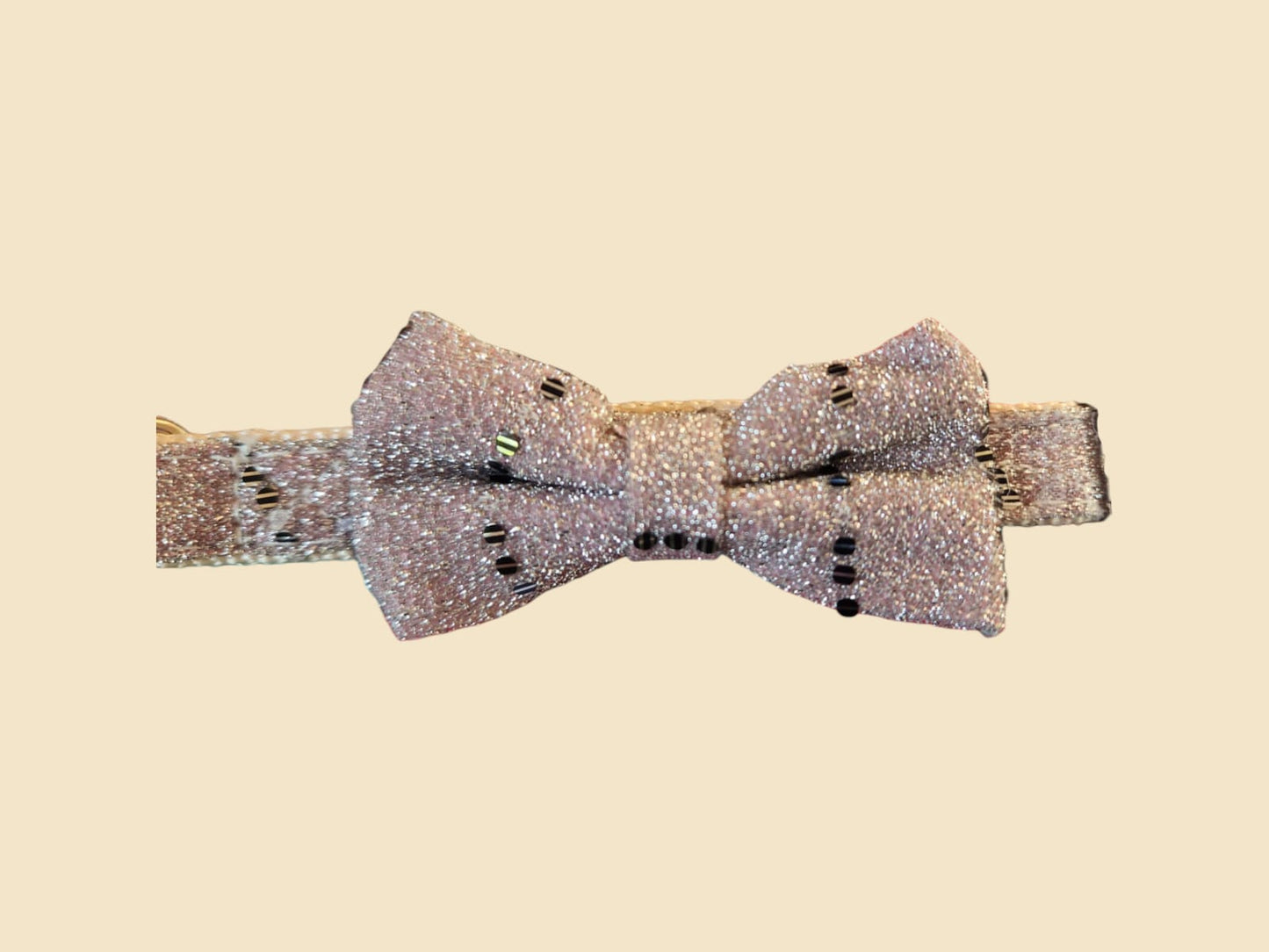 Collar Corbata Brillante Gato