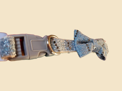 Collar Corbata Brillante Gato