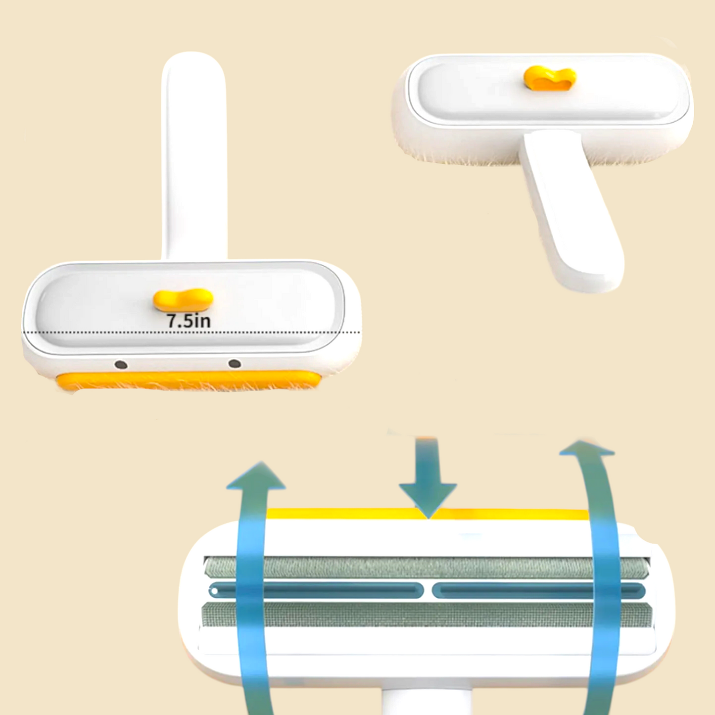 Cepillo Removedor de Pelo Premium para Perros | Nanai Mascota